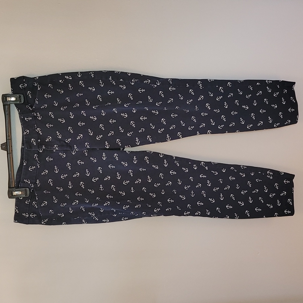 Old Navy Women's Diva Navy Pants with Anchors | Size 14